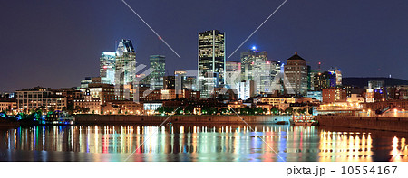 Montreal over river at dusk 10554167