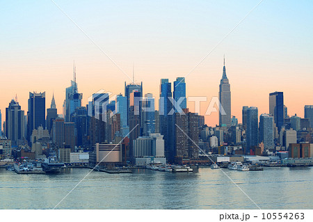 New York City sunset 10554263