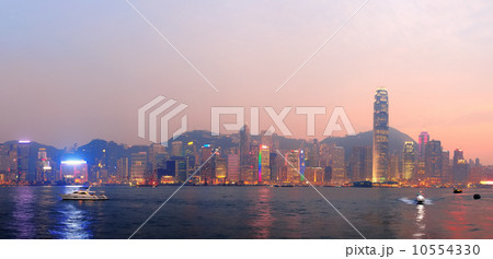 Hong Kong morning panorama Hong Kong morning panorama 10554330