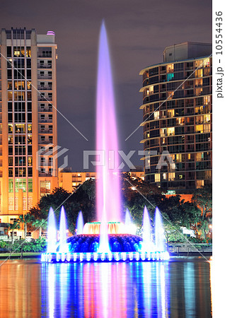 Fountain closeup in Orlando 10554436