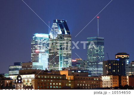 Montreal over river at dusk 10554650