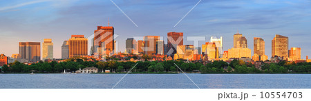 Boston sunset 10554703