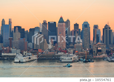 New York City sunset New York City sunset 10554761