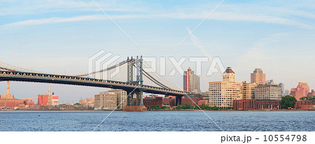 Manhattan Bridge panorama Manhattan Bridge panorama 10554798