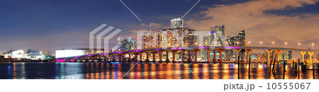 Miami night scene Miami night scene 10555067