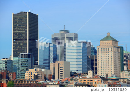 Montreal city skyline over river Montreal city skyline over river 10555080