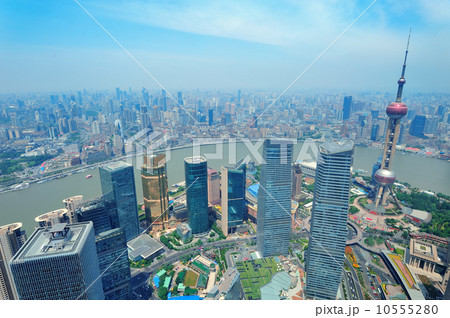 Shanghai aerial Shanghai aerial 10555280
