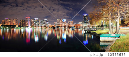 Orlando night panorama Orlando night panorama 10555635