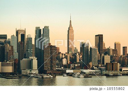 New York City sunset 10555802