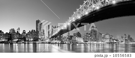 New York City night panorama 10556583