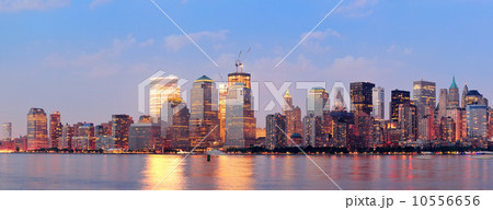 New York City Manhattan downtown skyline 10556656