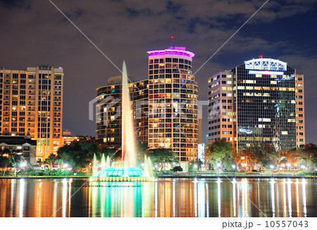 Orlando downtown dusk 10557043