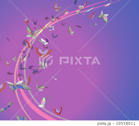 蝶の舞-背景 10558011