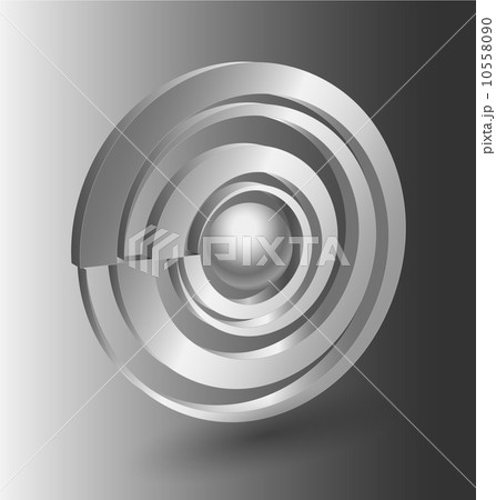 Abstract 3D shape icon Abstract 3D shape icon 10558090