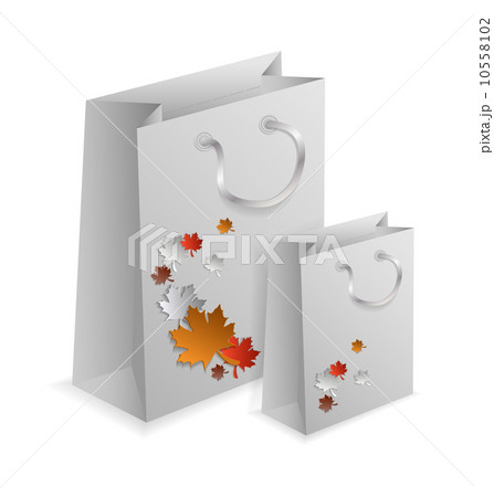 Couple of embellished paper shopping bags 10558102