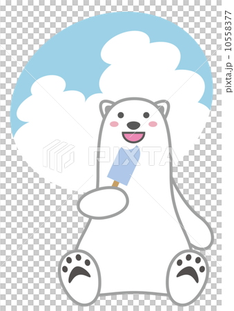 Polar bear eating ice cream Polar bear eating ice cream 10558377