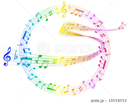 音符　楽譜　音楽 10558553