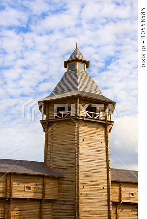 Medieval wooden guard tower Medieval wooden guard tower 10558685