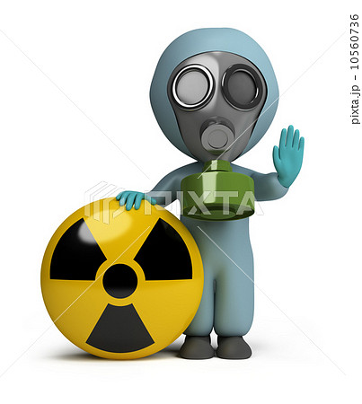 3d small people - radiation 3d small people - radiation 10560736
