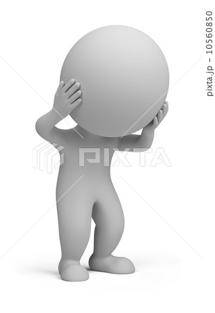 3d small people - stress 3d small people - stress 10560850