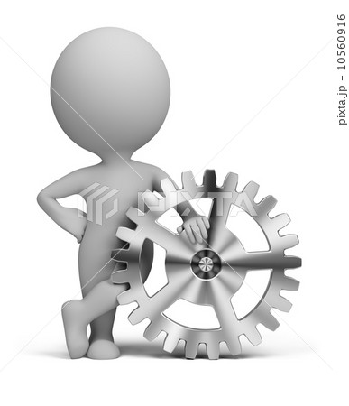 3d small people - gear 3d small people - gear 10560916