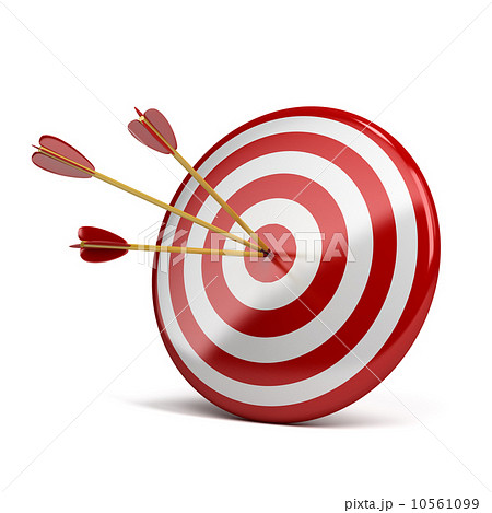 three arrows in target 10561099