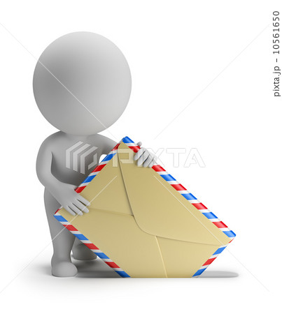 3d small people - send mail 10561650