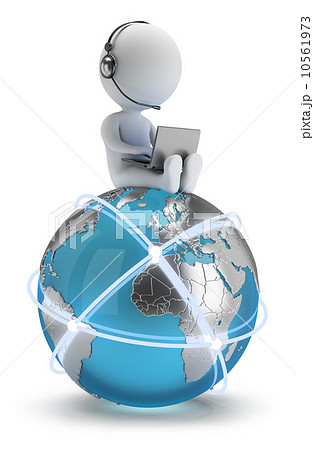 3d small people - global network 10561973