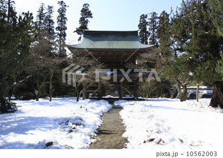 雪のち快晴の円覚寺 10562003