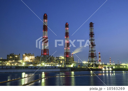 鹿島コンビナート夜景 鹿島コンビナート夜景 10563269