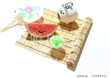 スイカとかき氷 スイカとかき氷 10565051