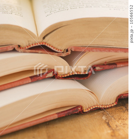 Close up of open books, studio shot 10566552