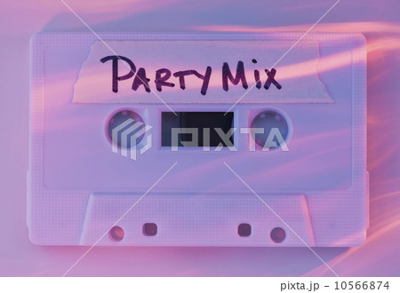 White mix tape, studio shot 10566874