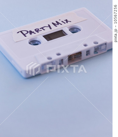 White mix tape, studio shot 10567256