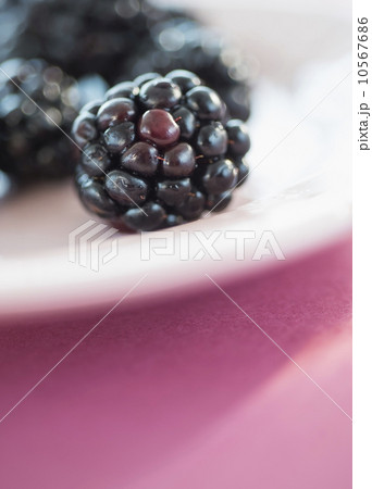 Blackberries on plate Blackberries on plate 10567686