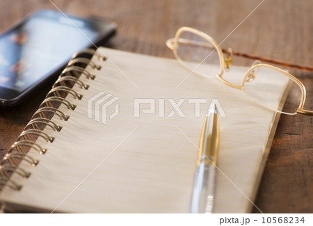 Studio Shot spiral-bound notebook and pen 10568234