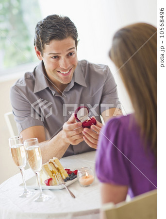 House model splashing into water,studioshot 10568496