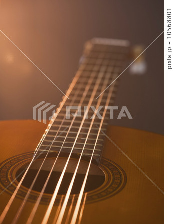 Close up of acoustic guitar 10568801