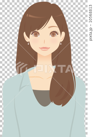 ロングヘアの女性 ロングヘアの女性 10568813