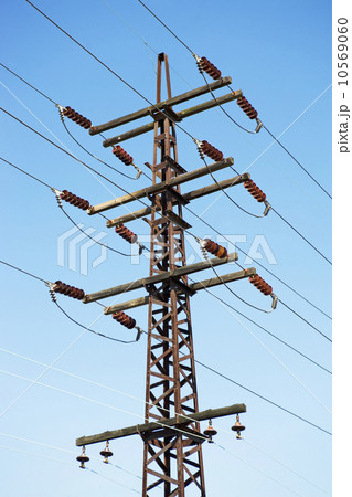 Old electricity pylon Old electricity pylon 10569060