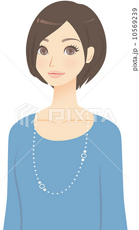 ショートヘアの女性 10569239