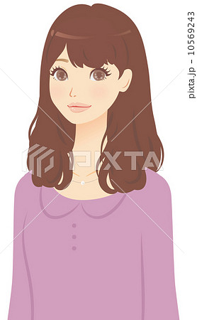 ミディアムヘアの女性 10569243