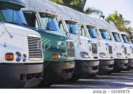 trucks in a row trucks in a row 10569879