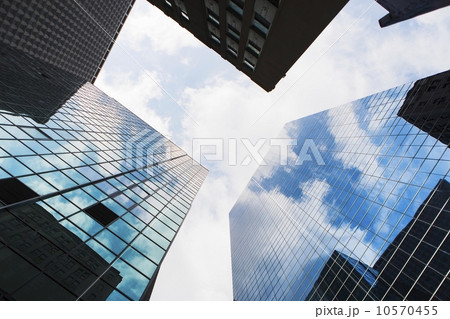 Low angle view of skyscrapers Low angle view of skyscrapers 10570455