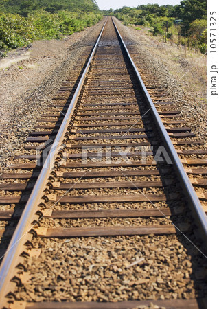 Railroad track in rural area Railroad track in rural area 10571325