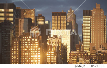 USA, New York State, New York City, part of cityscape 10571899