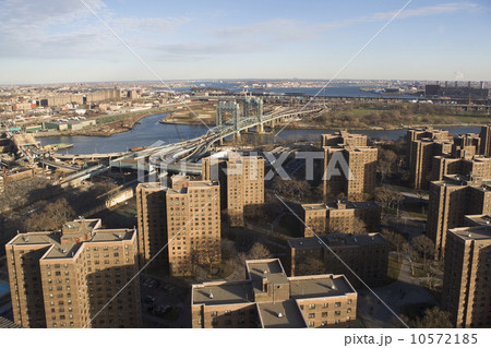 USA, New York State, New York City, Cityscape with Triboro Bridge USA, New York State, New York City, Cityscape with Triboro Bridge 10572185
