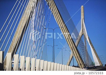 USA, Massachusetts, Boston, Leonard P. Zakim Bunker Hill Memorial Bridge USA, Massachusetts, Boston, Leonard P. Zakim Bunker Hill Memorial Bridge 10572333