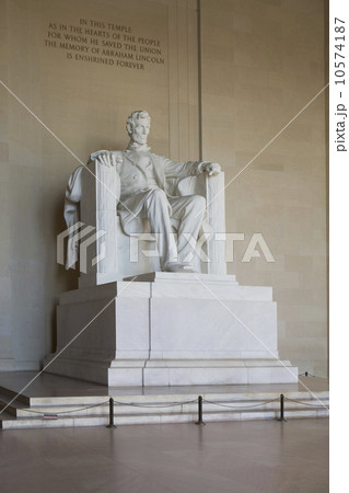 USA, Washington DC, Lincoln memorial sculpture USA, Washington DC, Lincoln memorial sculpture 10574187