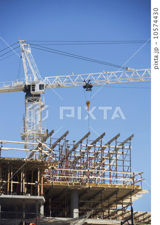 Crane on construction site Crane on construction site 10574430